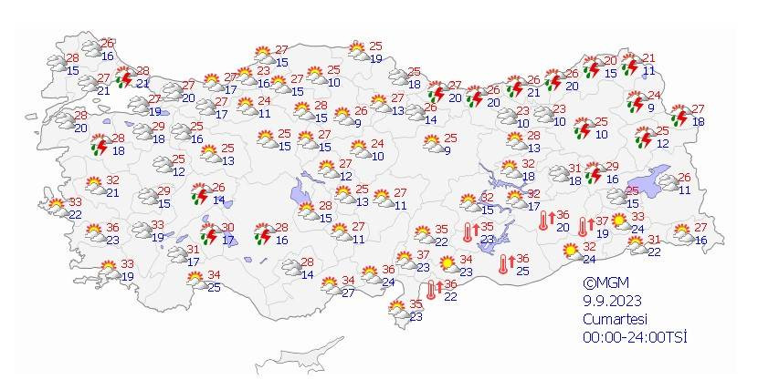 Sağanak yağış 11 ili esir alacak. Meteoroloji bölge bölge uyardı - Resim: 19